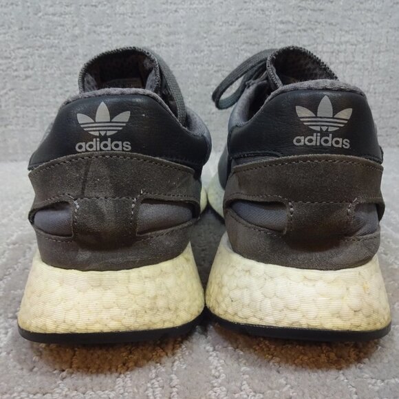 ADIDAS Iniki Men’s Size 11 US Gray Four Core Black Athletic Running Shoes BY9732 - Picture 4 of 11